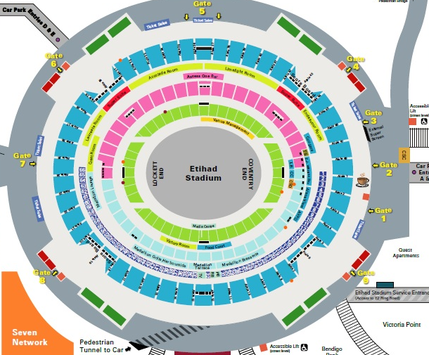Etihad Stadium Docklands Vic Seating Chart
